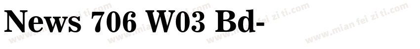 News 706 W03 Bd字体转换